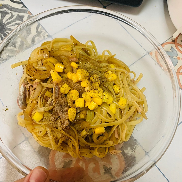 手剥笋扒鸡扁意面图2