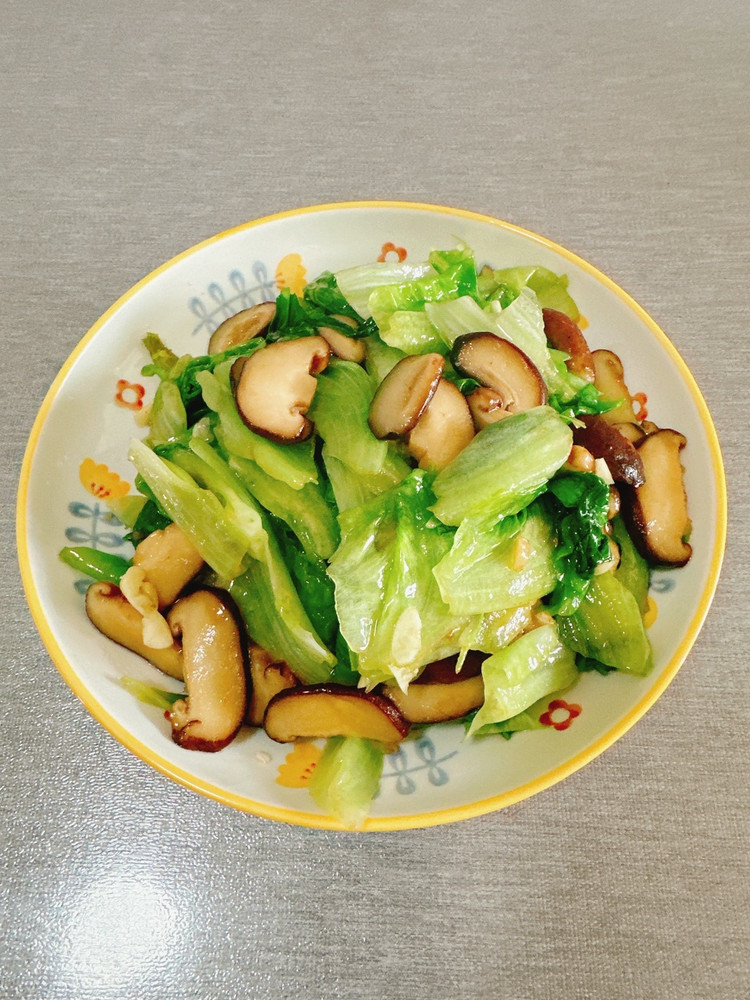 生菜🥬炒香菇图3
