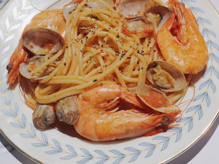 #早餐#今日是海鲜茄汁意面图4