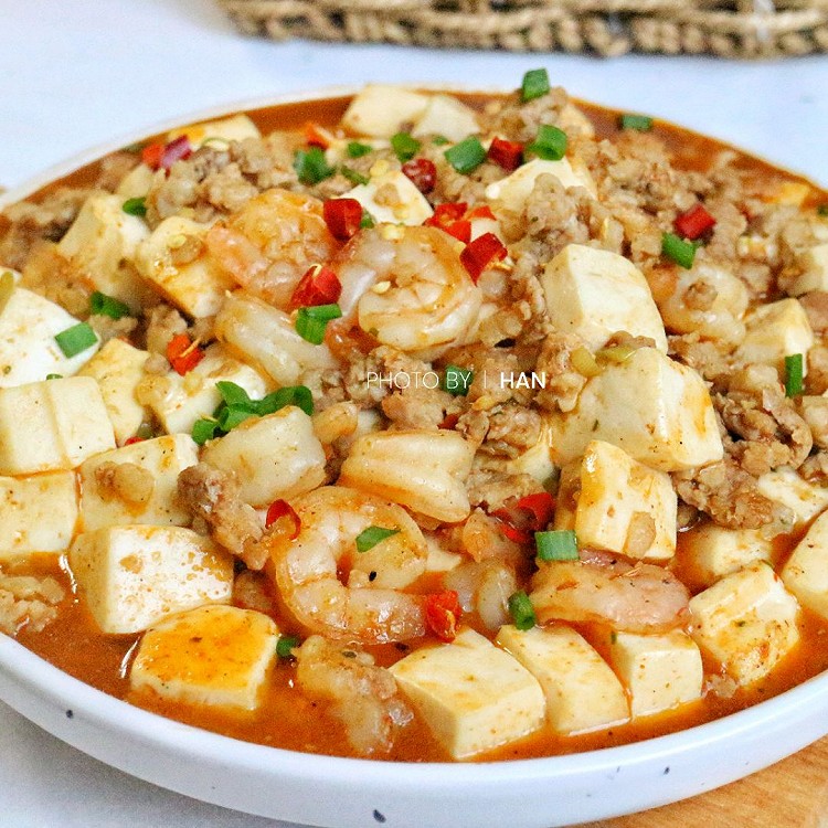 麻婆虾球豆腐图4