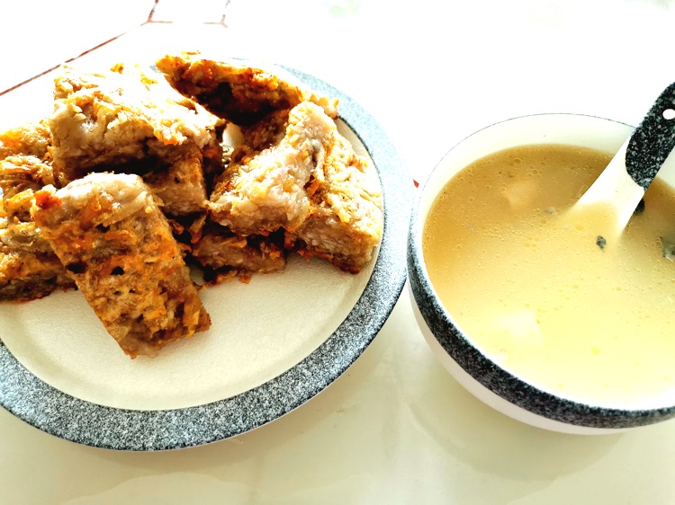 芋头糕＋鱼胶鸡汤 ＝一个人的午餐图2