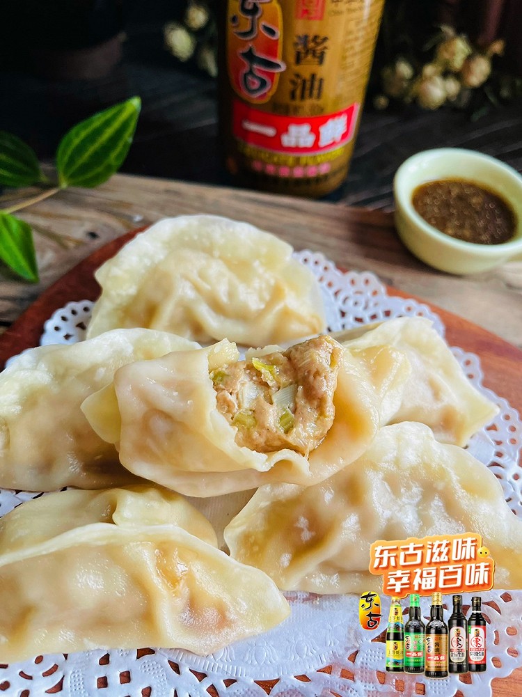 韭黄牛肉蒸饺，东古的味道图2
