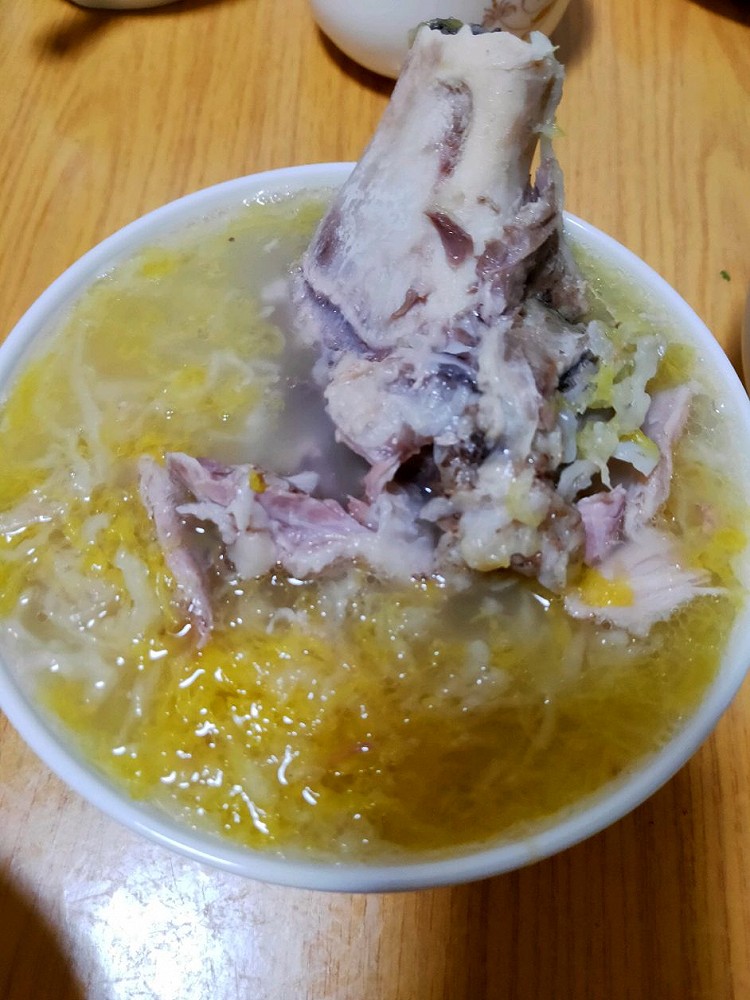 炝拌干豆饭 干豆付卷 大骨头炖酸菜图3