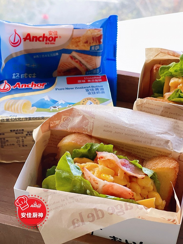 奶香玉米芝士三明治图1