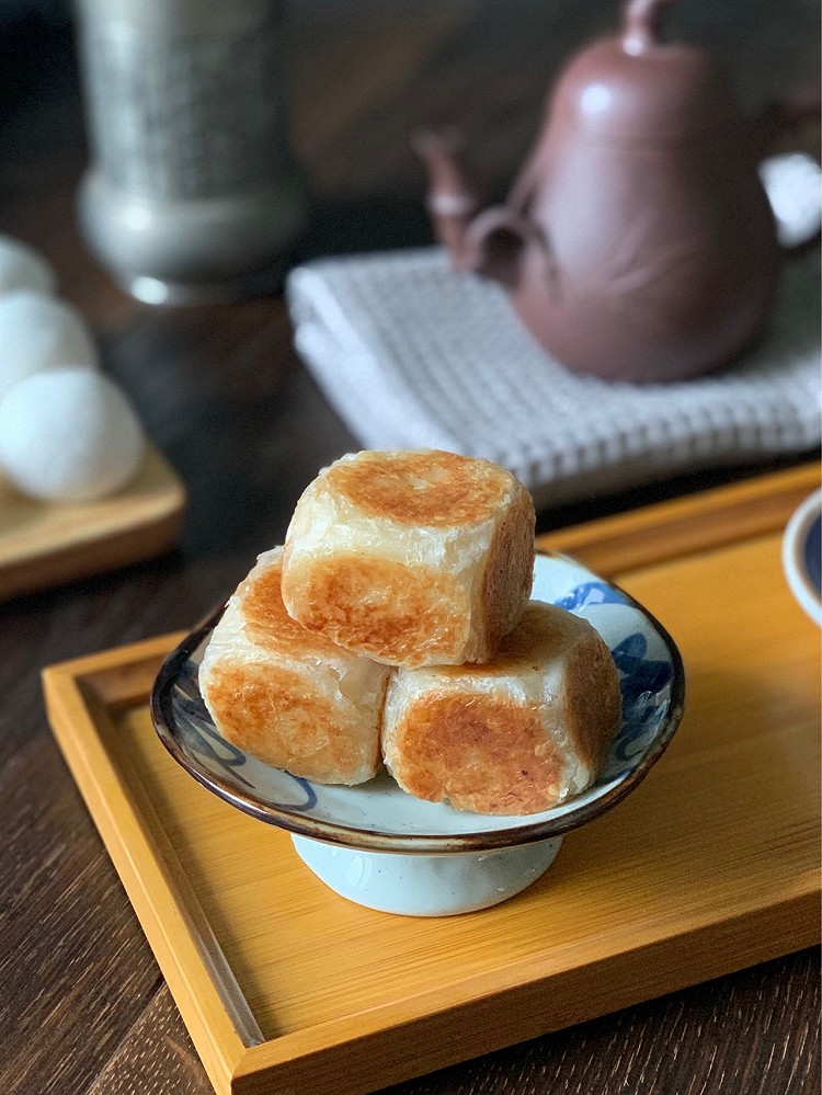 过年吃剩的元宵汤圆变身豆仙糕图1