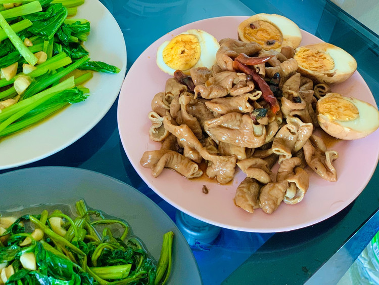 家庭版电饭煲卤大肠～图1