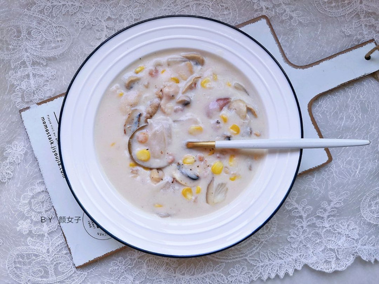 秒杀西餐厅的奶香蘑菇汤的秘密😋图1