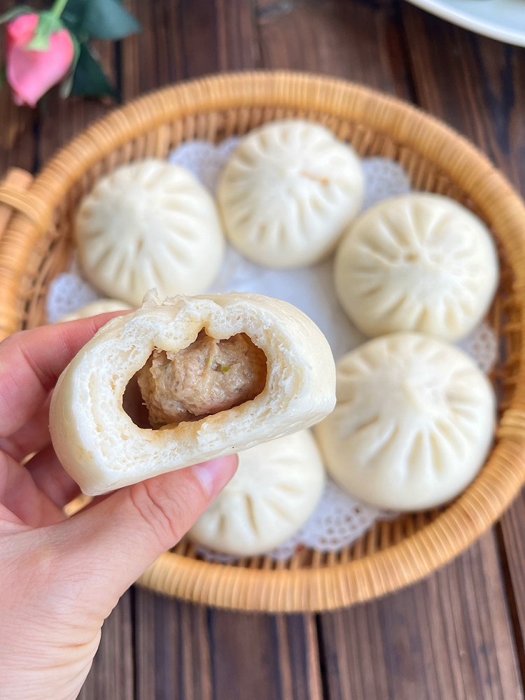 🌾肉包子🌾咸鸭蛋🌾黑芝麻豆豆浆图3