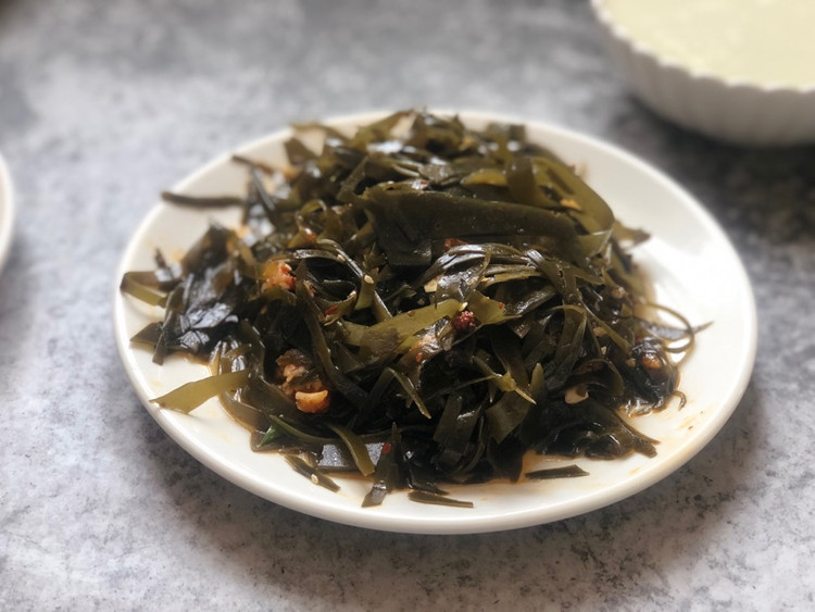 暑假第二天早餐：煎饼卷菜，南瓜子米糊图2