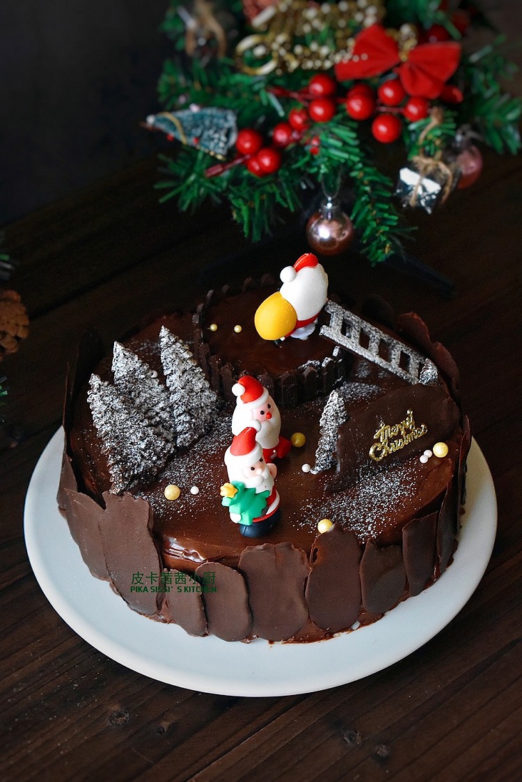 圣诞樱桃巧克力蛋糕🎅～图2