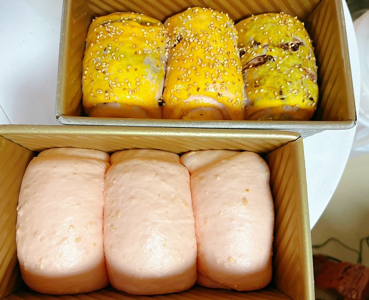 超软的100%中种吐司和巧克力吐司还有低糖红豆卷图6