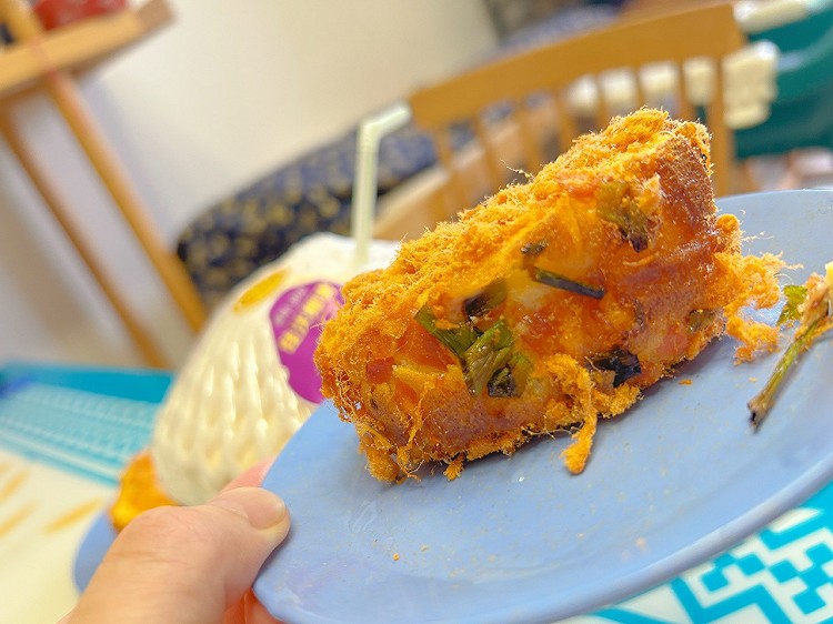 葱香肉松蛋糕图2