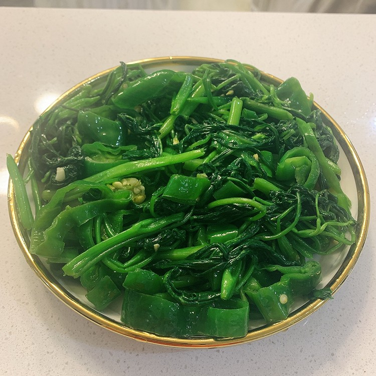 青椒炒空心菜～图2