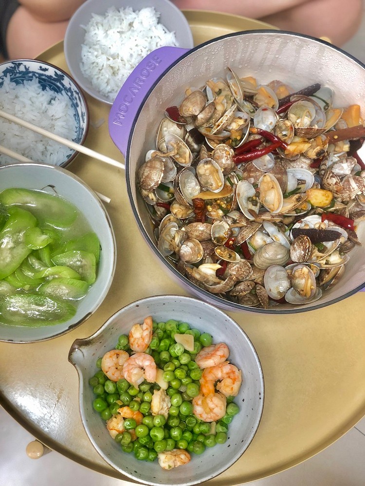 青豆炒基围虾，图1