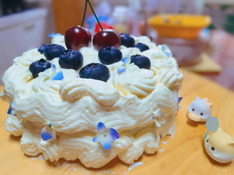 蓝莓乳酪蛋糕图1