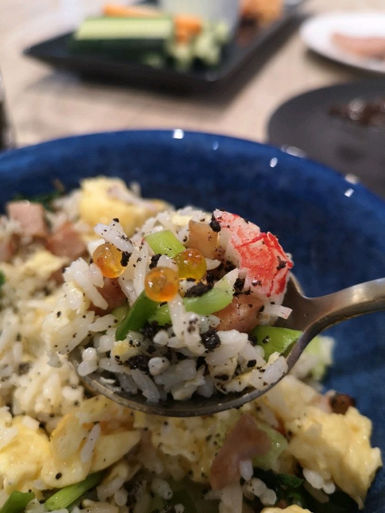 黑松露鱼籽鸡蛋炒饭😋图2