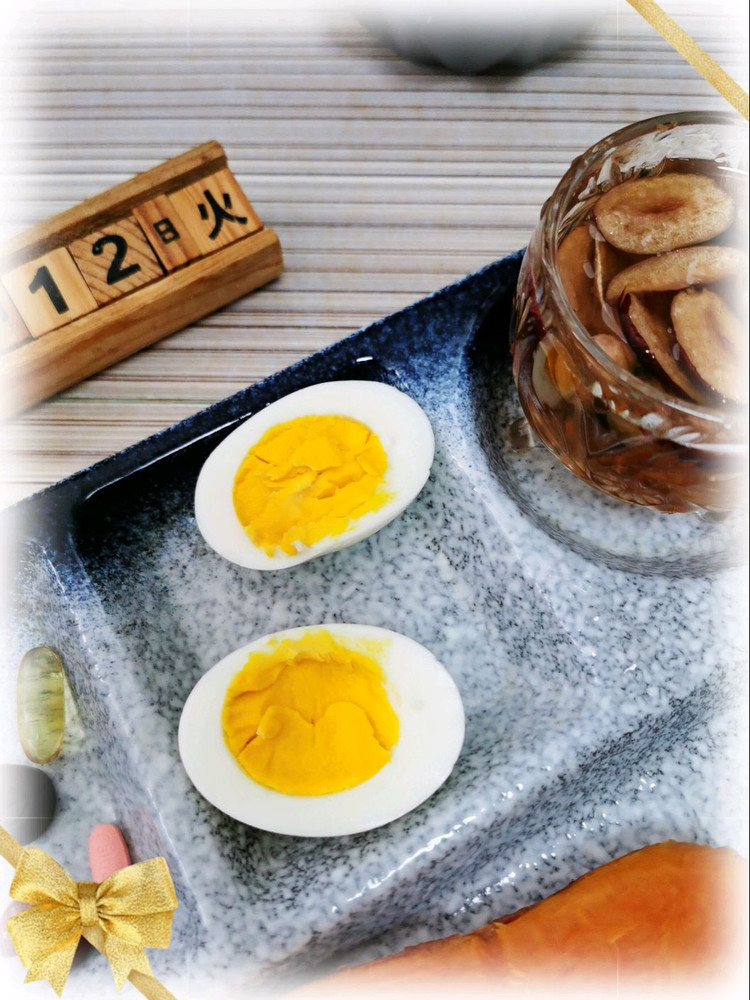 吃饭嘎嘎香，每天嘎嘎乐5.12早餐日记: 蒸红薯+姜枣茶+复合维生素+鱼油+水煮蛋🍰碳水:红薯🍗蛋白质:鸡蛋🍋维生素:复合维生素🥑脂肪:鱼油图4