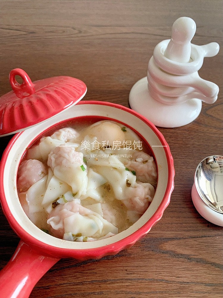 粉嘟嘟、圆滚滚的纸皮馄饨图2
