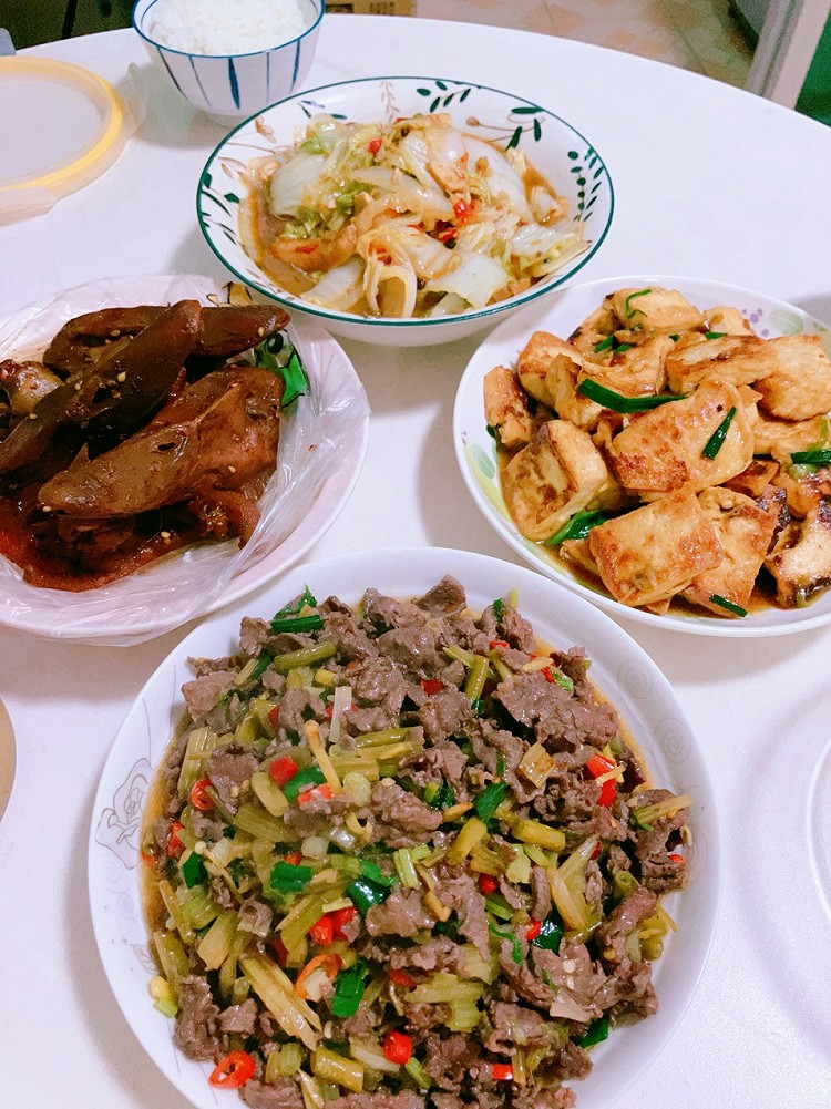 家常豆腐 烂刀牛肉图1