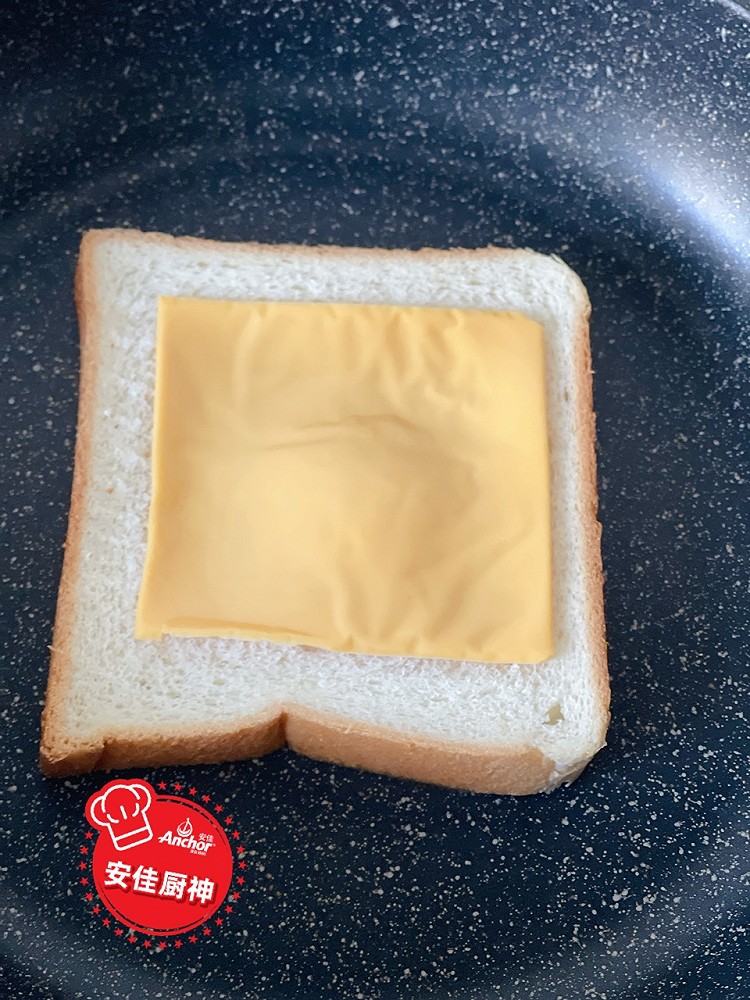 鸡蛋黄油芝士吐司 小学生营养早餐图5