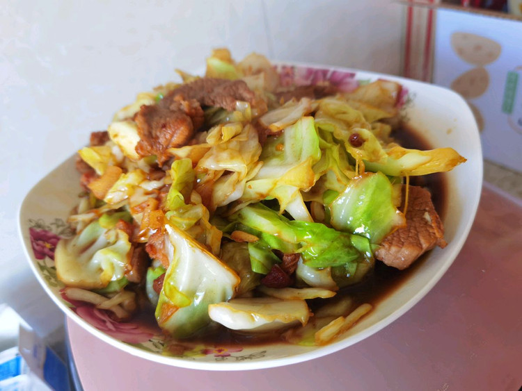 手撕包菜，豆豉鲮鱼油麦菜图2
