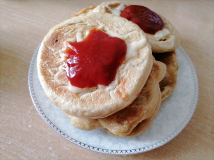 馒头面包煎饼+番茄酱料，满满的裹腹感～图2