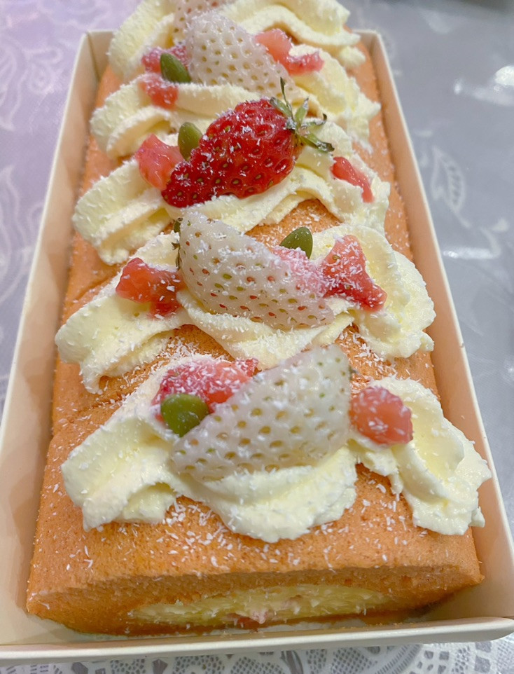 草莓季🍓草莓蛋糕卷图2