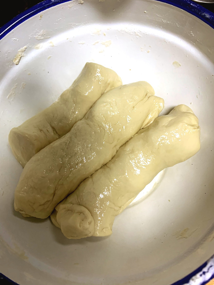 水煎包，鸡肉味的，味道也很不错就是馅儿的水分不多，下次改进！图7