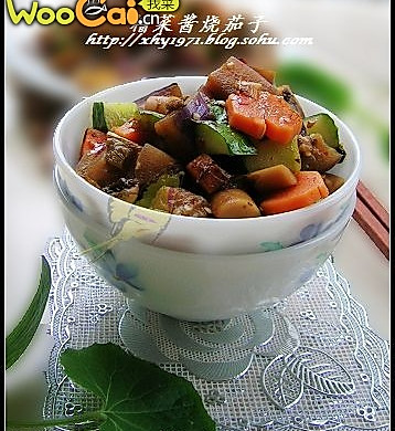 美丽厨娘：糟菜酱烧茄子