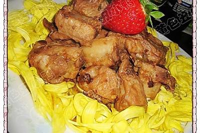 菊花瓣豆豉排骨
