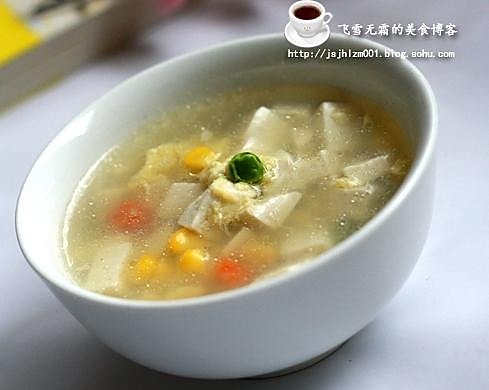 豆腐蛋花汤 完美瘦身汤