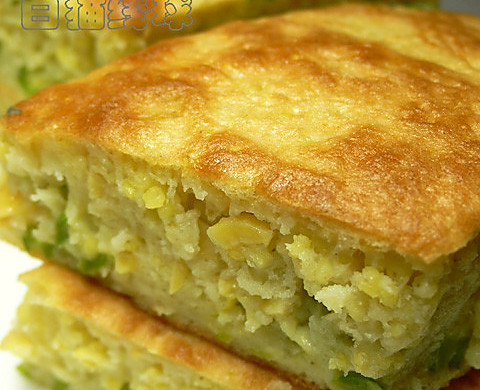 黄金搭档：小米香豆蛋饼