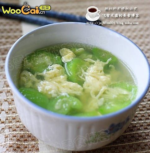 丝瓜蛋汤——适合夏天喝的汤的做法