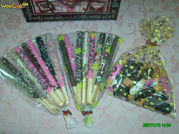 巧克力棒(自做圣诞节、情人节礼物^^)