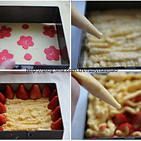 映入眼帘的清新春色草莓系列蛋糕 --- 草莓印花蛋糕的做法图解8