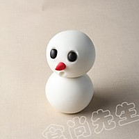 翻糖雪人的做法图解6