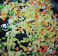 酸菜炒米的做法图解6