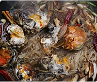 石锅粉丝螃蟹煲的做法图解14