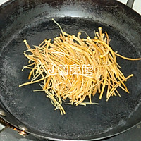 金针菇拌菠菜的做法图解4