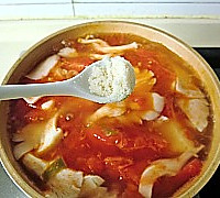 番茄豆腐汤的做法图解10