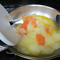 虾米冬瓜西红柿汤的做法图解5