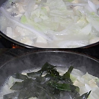 牡蛎豆腐白菜汤的做法图解5