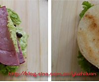 香菇酱火腿三明治的做法图解4