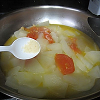 虾米冬瓜西红柿汤的做法图解6