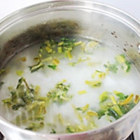 榄菜蛤蜊粥的做法图解9