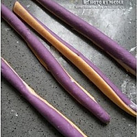 双薯彩虹绳索包的做法图解5