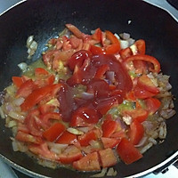 番茄鲜虾意面的做法图解4