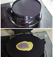 双色紫薯蛋卷的做法图解1