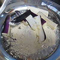 油炸香酥茄子的做法图解4