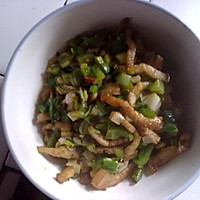 回锅肉炒饭的做法图解3